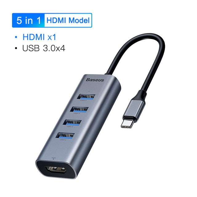 Baseus USB HUB 3.0 USB C HUB for MacBook Pro USB Type C