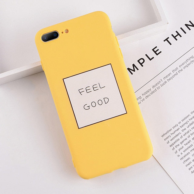 Lovebay Phone Case For iPhone 11 6 6s 7 8 Plus X XR XS 11Pro Max Cute Cartoon Letter Deer Smiley Face Soft TPU For iPhone Cover