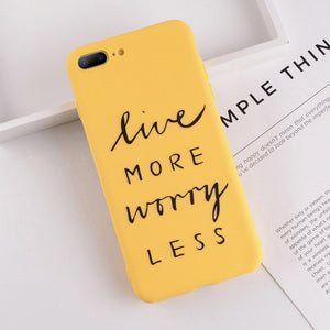 Lovebay Phone Case For iPhone 11 6 6s 7 8 Plus X XR XS 11Pro Max Cute Cartoon Letter Deer Smiley Face Soft TPU For iPhone Cover
