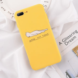 Lovebay Phone Case For iPhone 11 6 6s 7 8 Plus X XR XS 11Pro Max Cute Cartoon Letter Deer Smiley Face Soft TPU For iPhone Cover