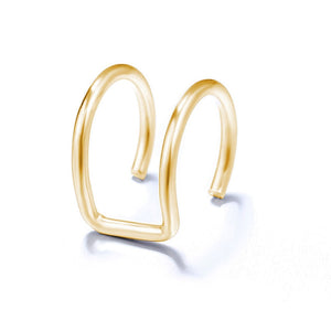 Fashion Ear Cuffs Gold Leaf  Earrings for women