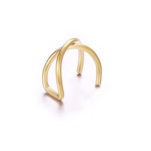 Fashion Ear Cuffs Gold Leaf  Earrings for women