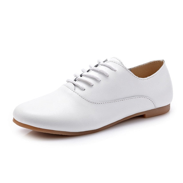 Ballerina Flats Shoes for Women Genuine Leather