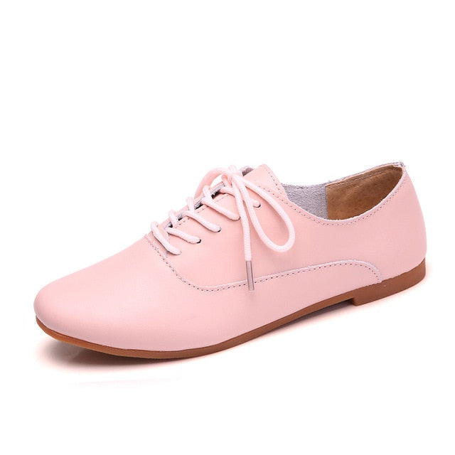 Ballerina Flats Shoes for Women Genuine Leather
