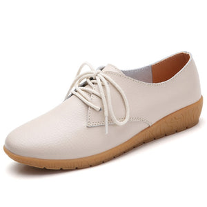 Ballerina Flats Shoes for Women Genuine Leather