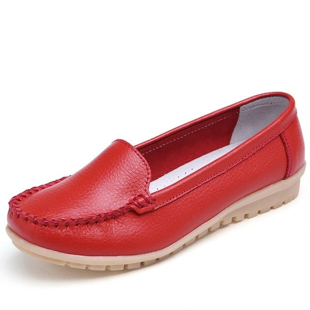 YC Flats Shoes for Women Genuine Leather