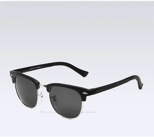 VEITHDIA Retro Unisex Aluminum Magnesium Mens Sunglasses Polarized Vintage Eyewear Accessories Sun Glasses For Men Women 6690