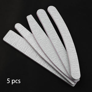 Sandpaper Nail File Lime Double Side Sanding Buffer