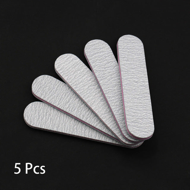 Sandpaper Nail File Lime Double Side Sanding Buffer
