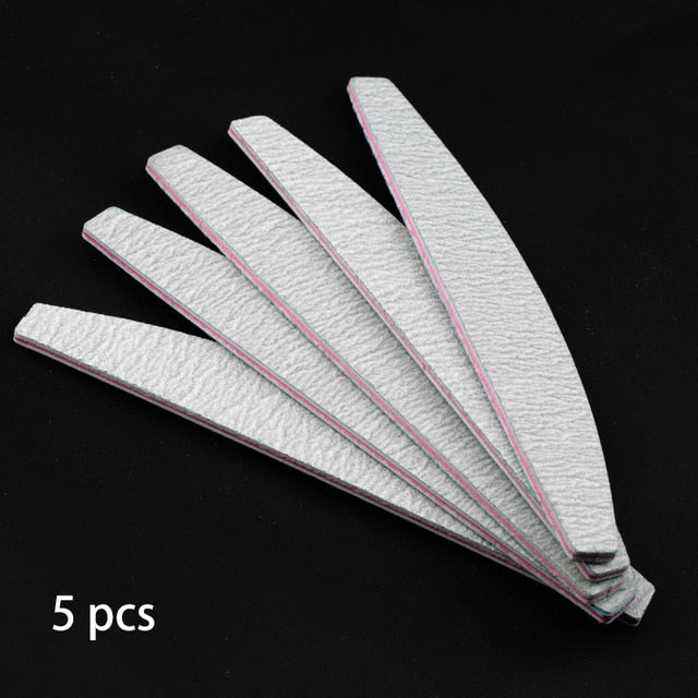 Sandpaper Nail File Lime Double Side Sanding Buffer