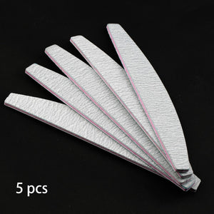Sandpaper Nail File Lime Double Side Sanding Buffer