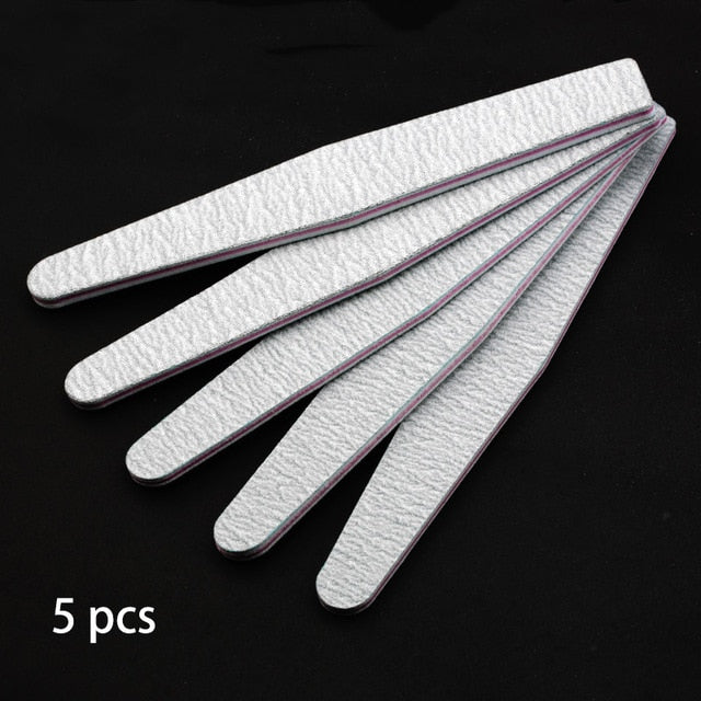 Sandpaper Nail File Lime Double Side Sanding Buffer