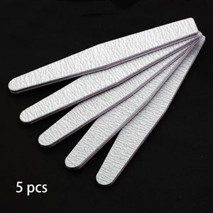 Sandpaper Nail File Lime Double Side Sanding Buffer