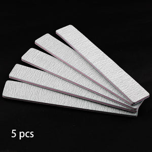 Sandpaper Nail File Lime Double Side Sanding Buffer