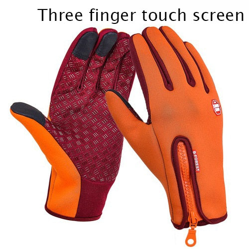 Fishing Accessories Full Finger Neoprene PU Breathable Leather Warm Pesca Fitness Carp Winter Anti Slip Fishing Gloves