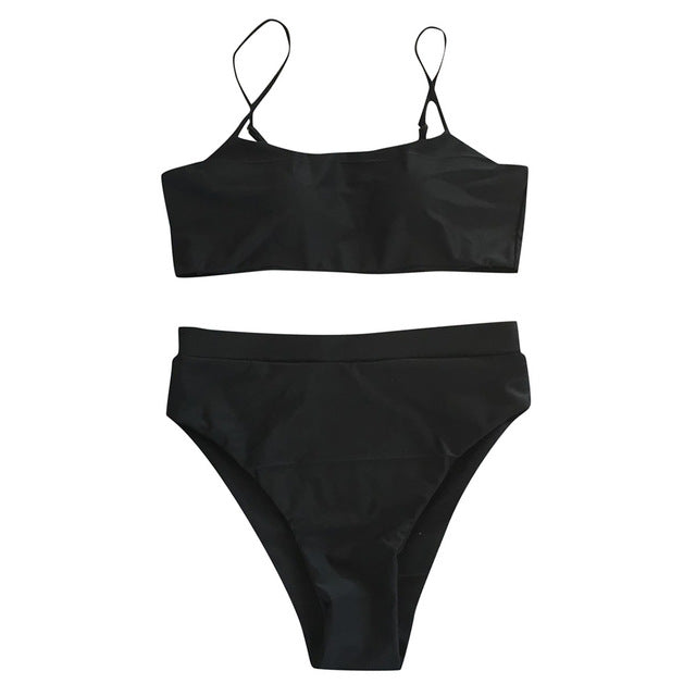 Sexy Bikini Set Women Swimwear 2019 Push Up Padded Bandeau Brazilian Beachwear Biquini Swimsuit Women Beachwear Bathing Suit