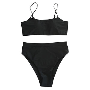 Sexy Bikini Set Women Swimwear 2019 Push Up Padded Bandeau Brazilian Beachwear Biquini Swimsuit Women Beachwear Bathing Suit