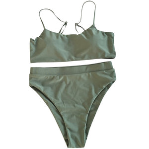 Sexy Bikini Set Women Swimwear 2019 Push Up Padded Bandeau Brazilian Beachwear Biquini Swimsuit Women Beachwear Bathing Suit