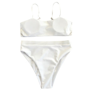 Sexy Bikini Set Women Swimwear 2019 Push Up Padded Bandeau Brazilian Beachwear Biquini Swimsuit Women Beachwear Bathing Suit
